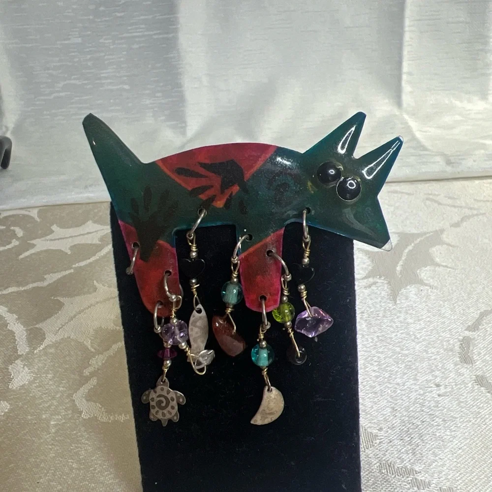Colorful Animal Brooch‎ with Charms